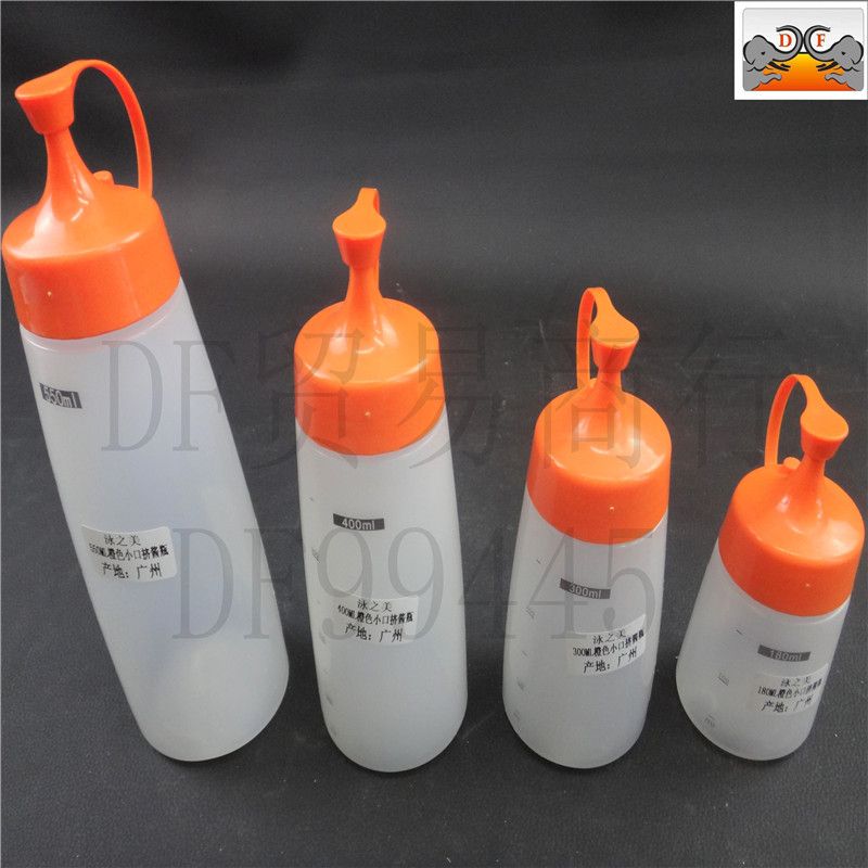 DF99445 Orange small-mouthed squeeze sauce bottle DF TRADING HOUSE