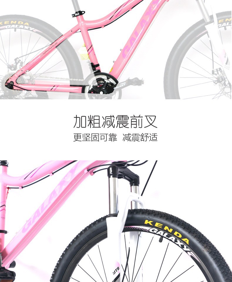 Galaxy 24-inch - 26-inch ladies' mountain bike, outdoor cycling detail image 3