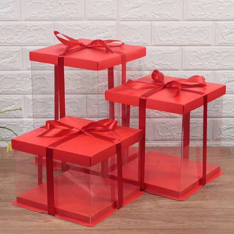Square Valentine's Day gift box