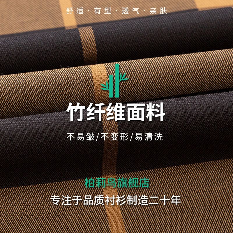 Spring and Autumn large-sized pure cotton Oxford fabric checked shirt for men, new business casual long-sleeved shirt, all-cotton no-iron inch shirt Application Scenario