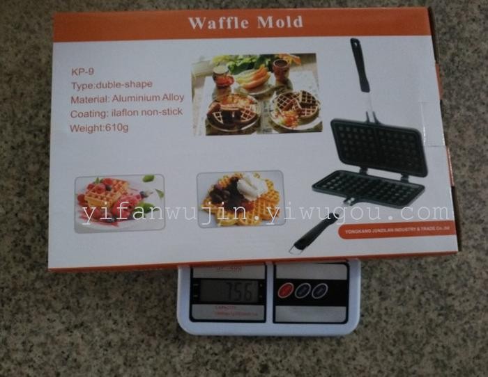 双头华夫饼DIY不粘蛋糕模具Pizza烤箱专用烘焙烤盘烤网烤盘不粘锅详情图8