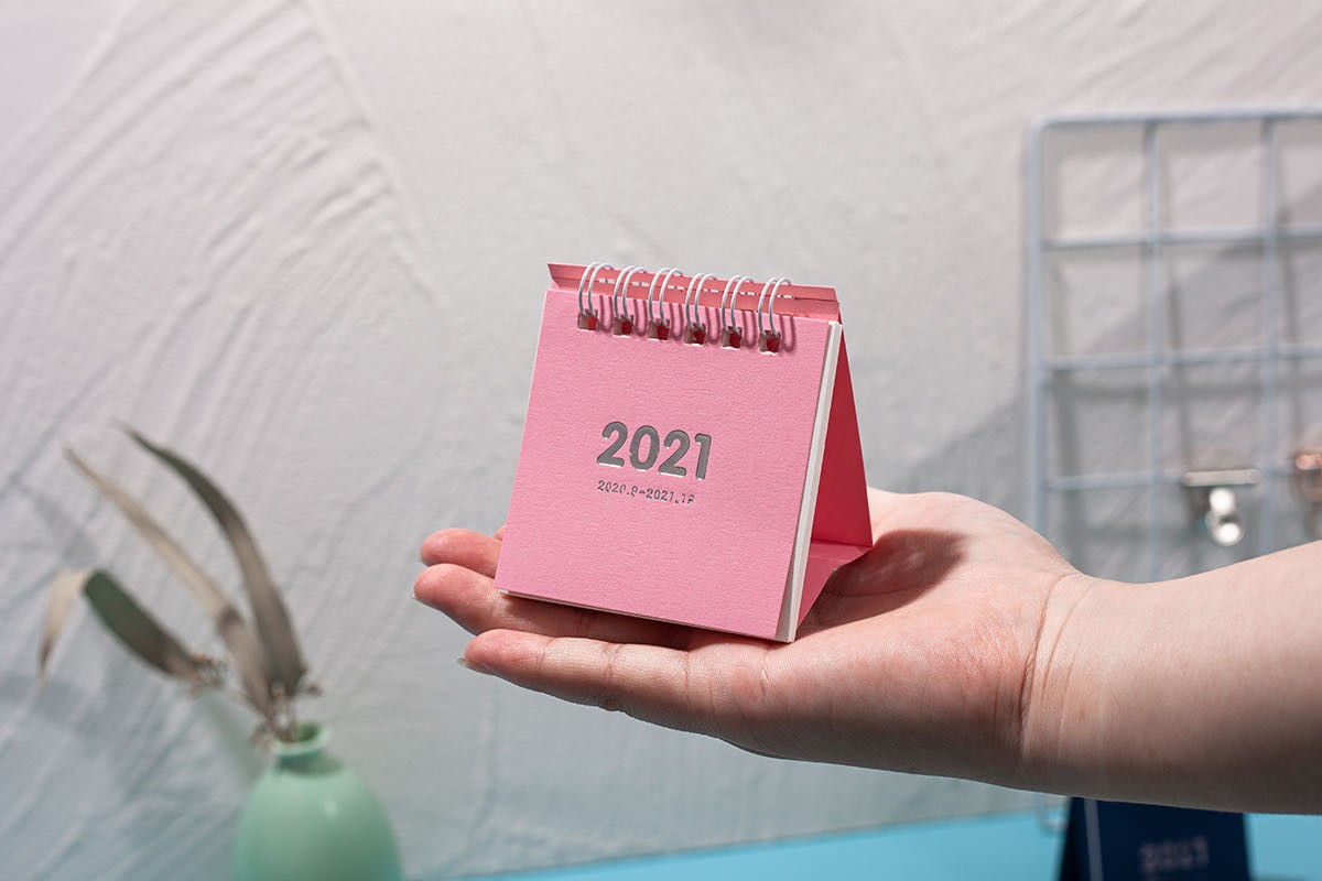 欣弘木可文具2021年迷你台历简约可爱0962详情图5