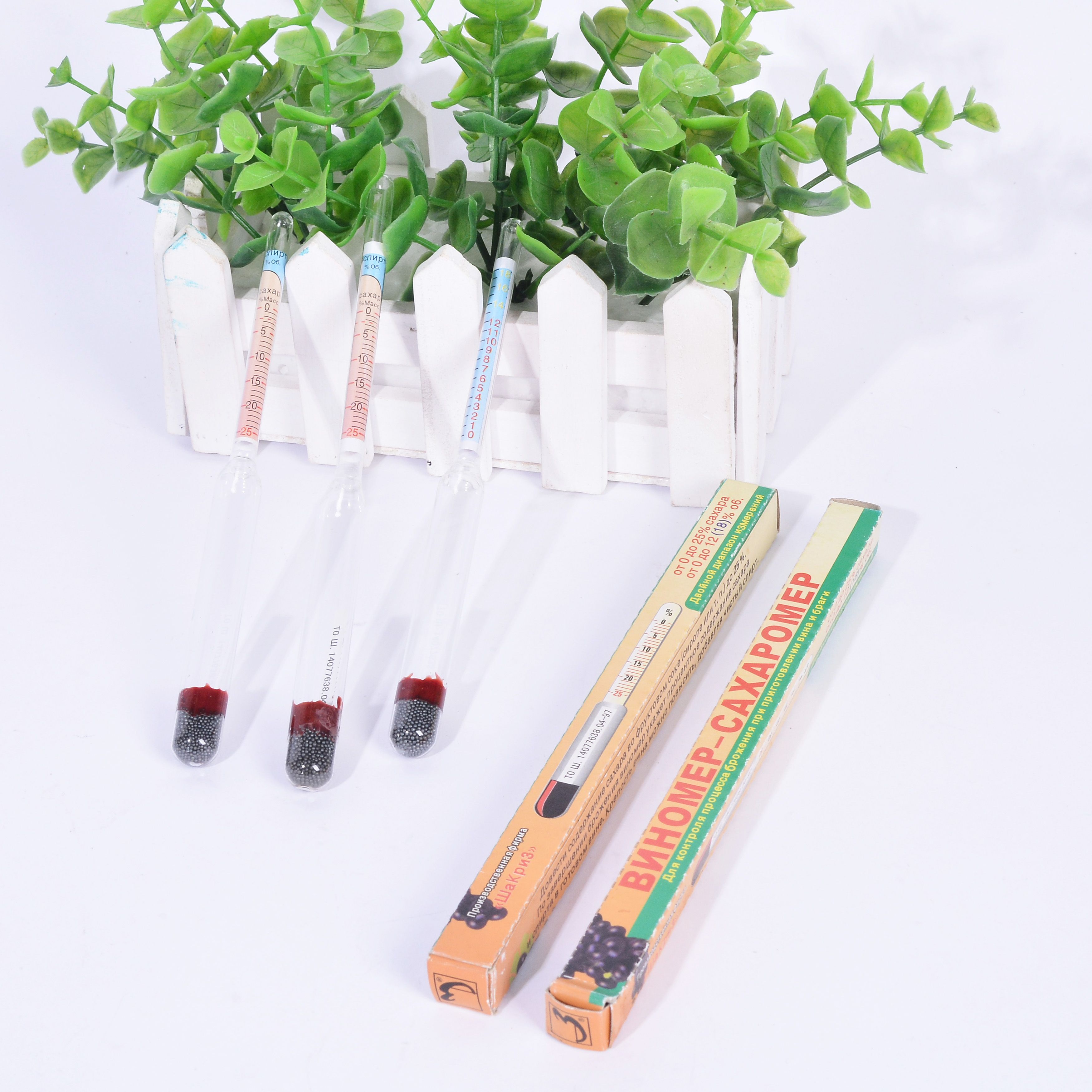 25- 0 degree sugar thermometer, hydrometer, densitometer, halogen meter, alcohol meter Item Picture