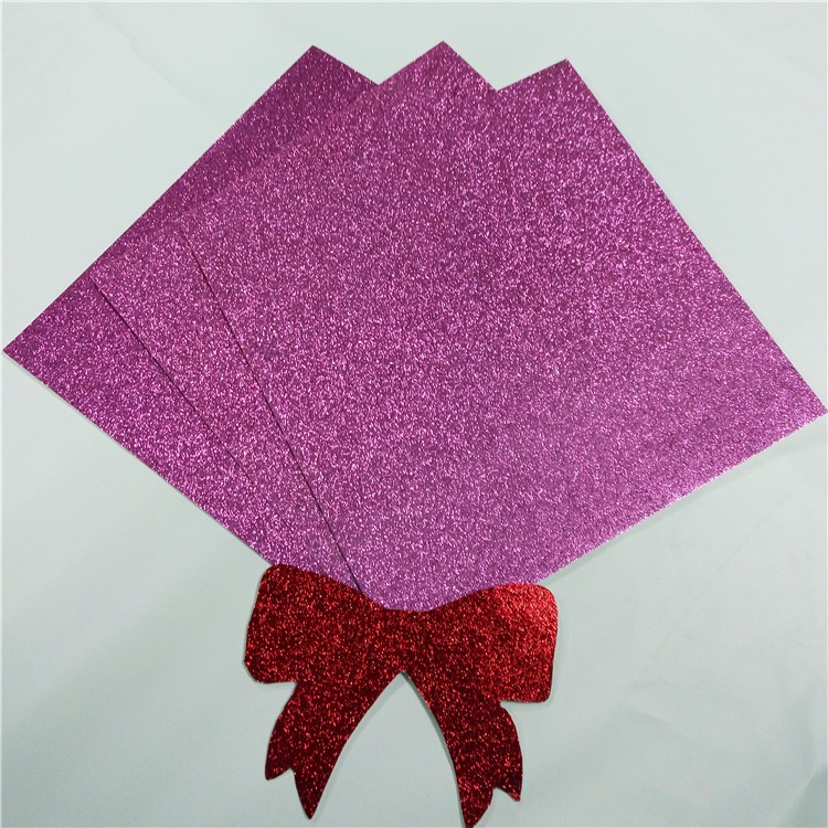 厂家直销DIY金葱粉纸，高档礼盒包装材料  贺卡 金葱皮革，仙度瑞拉，蚕丝纸  折叠纸 手工折纸详情9