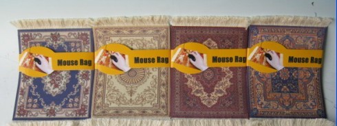 新款创意产品橡胶鼠标垫 地毯鼠标垫 流苏鼠标垫详情图1