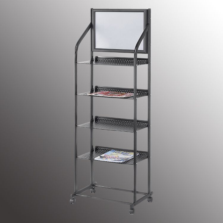 Jh-8527 magazine rack display rack periodical rack advertisement rack book rack landing display rack