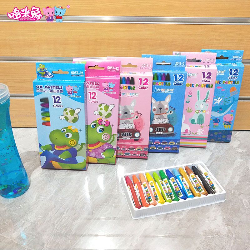 12色油画棒/大六角/环保产品图