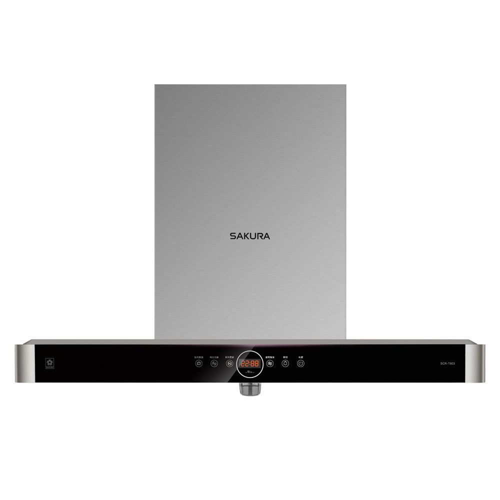 Sakura /樱花 SCR-T803 欧式顶吸大吸力抽油烟机家用厨房触控