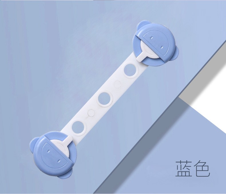 儿童防护安全锁宝宝防夹手抽屉锁 冰箱防开启保护锁卡通防护锁详情10