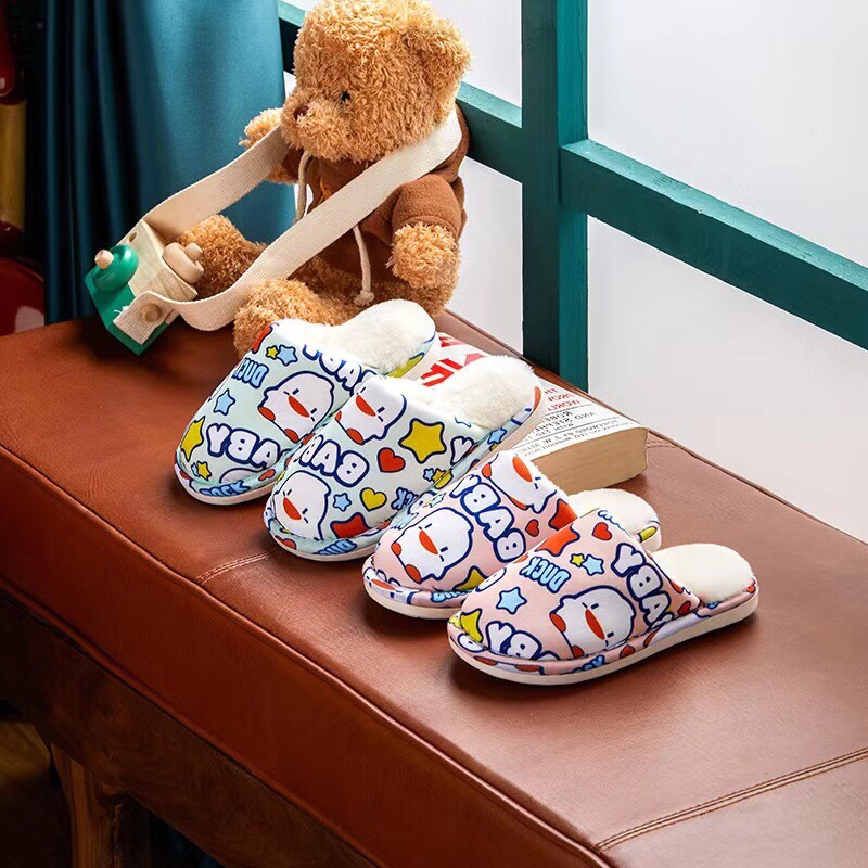 朴西儿童棉拖鞋秋冬男童卡通可爱保暖加绒防滑室内宝宝冬棉拖居家细节图
