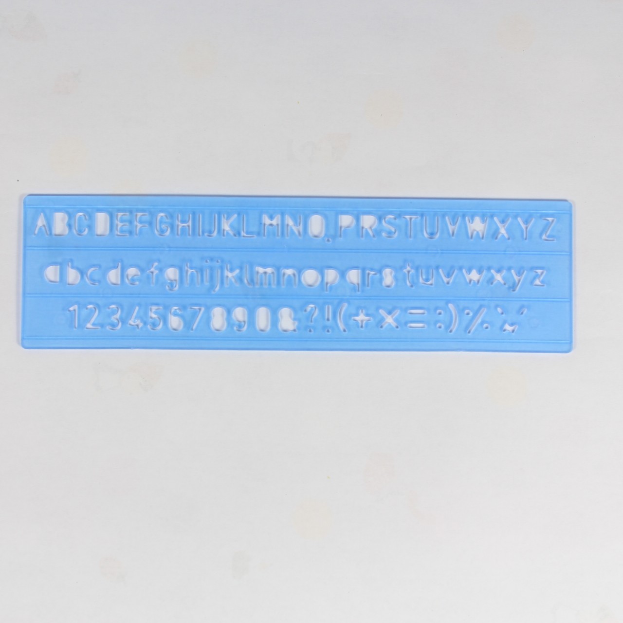 4-piece English letter template set, student drawing ruler, set square, protractor, plastic ruler manufacturer detail image 6