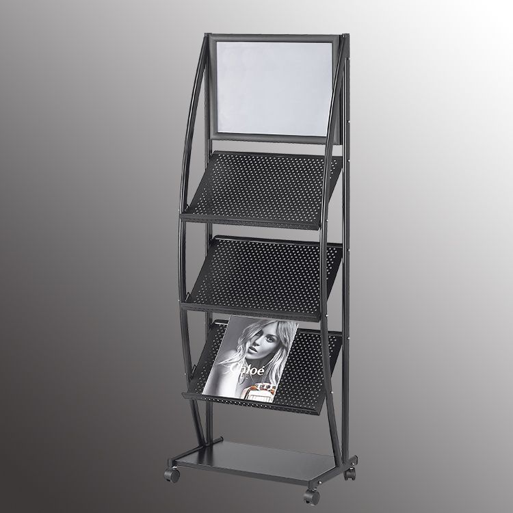 Jh-8528 magazine rack display rack periodical rack advertisement rack book rack landing display rack thumbnail