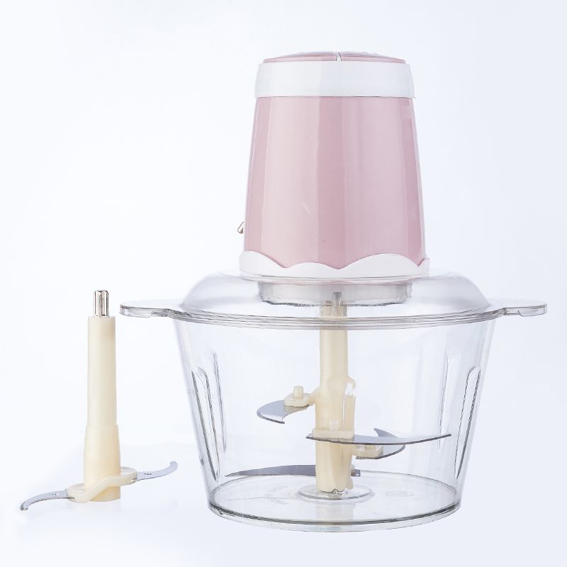 2升绞肉机家用电动小型多功能打肉料理搅拌机碎菜器绞馅辅食机塑料杯yf304c2