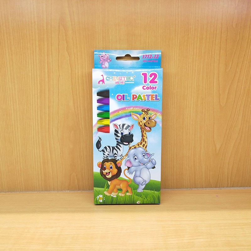 Factory direct sales of 12-color oil pastels, hexagonal children's drawing crayons, smooth and washable brushes, custom-made and available for wholesale detail image 5