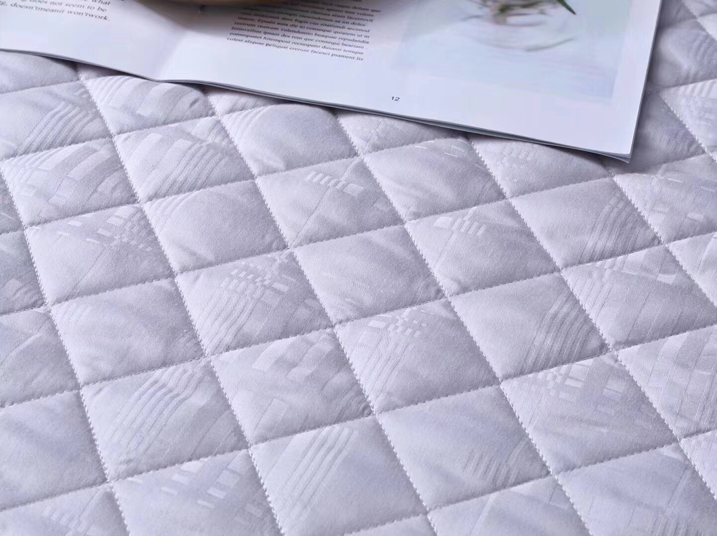 全棉水洗棉床笠单件纯棉加厚夹棉床罩床套防滑固定床垫保护套详情图6