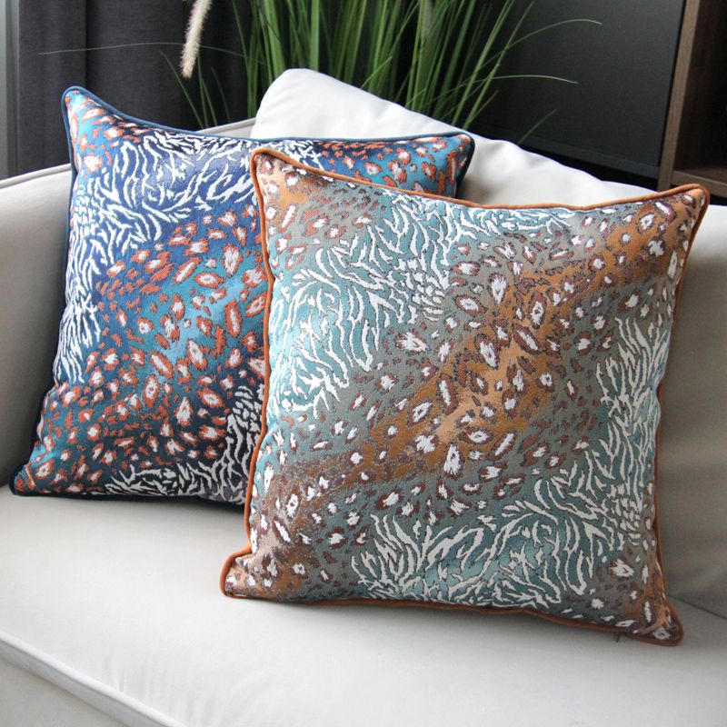 雪尼尔轻奢沙发抱枕客厅床头靠垫飘窗样板房靠枕