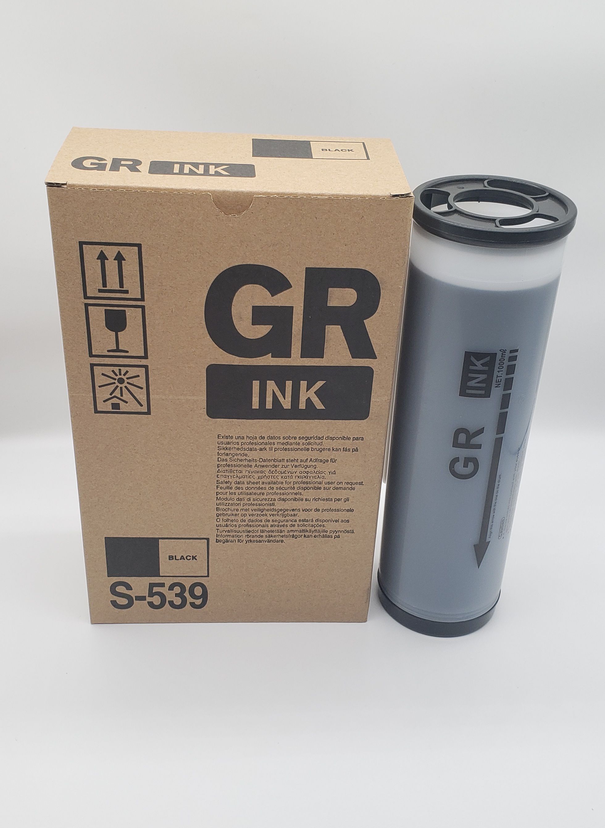 兼容理想速印机 GR 油墨- RISO GR Ink -Black