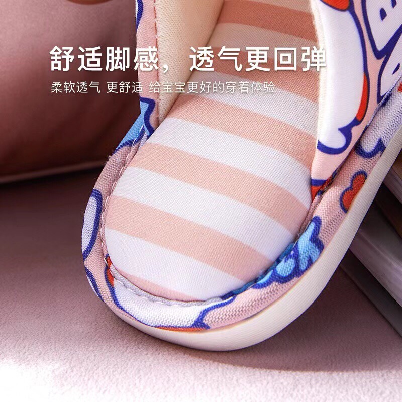 朴西儿童棉拖鞋秋冬男童卡通可爱保暖加绒防滑室内宝宝冬棉拖居家详情图9