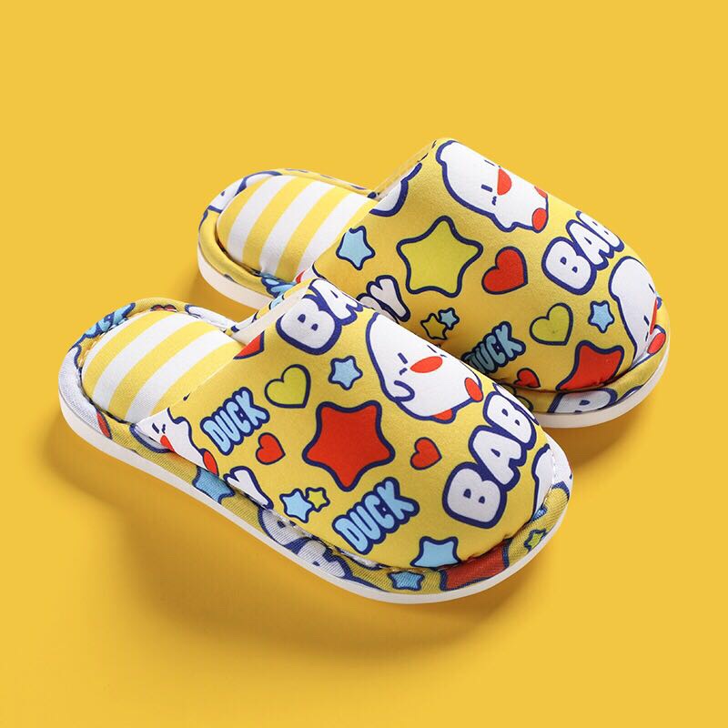 朴西儿童棉拖鞋秋冬男童卡通可爱保暖加绒防滑室内宝宝冬棉拖居家