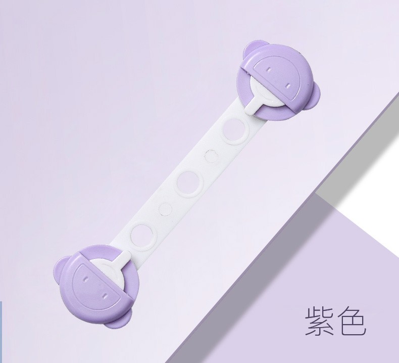 儿童防护安全锁宝宝防夹手抽屉锁 冰箱防开启保护锁卡通防护锁详情9