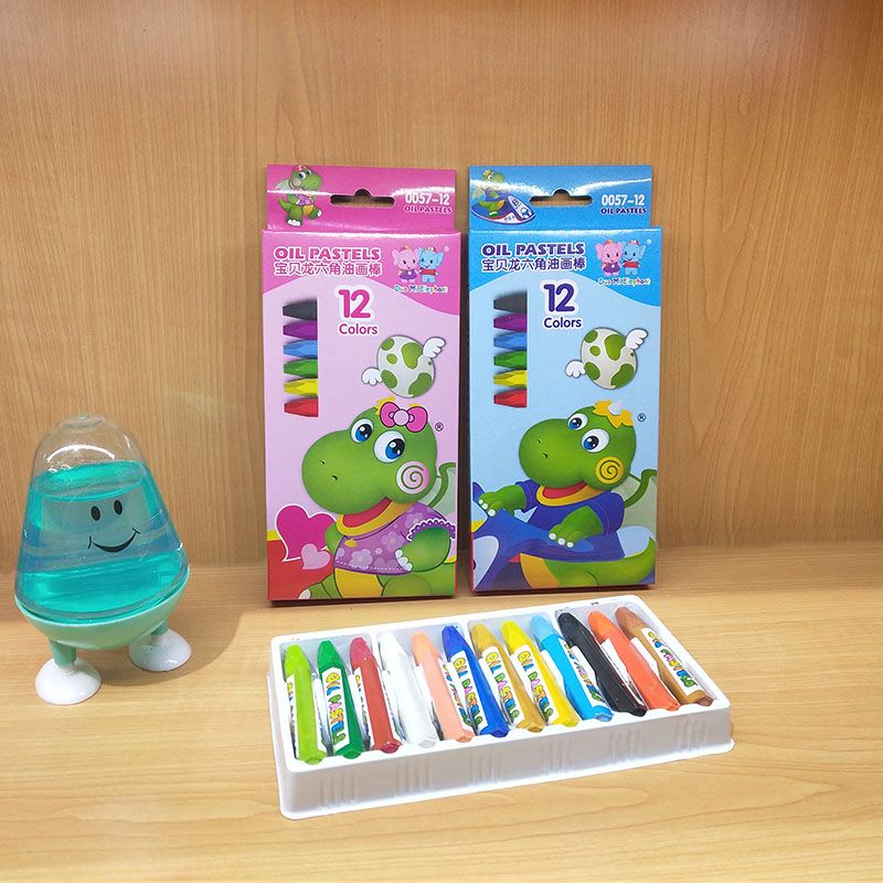 12色油画棒/大六角/环保细节图