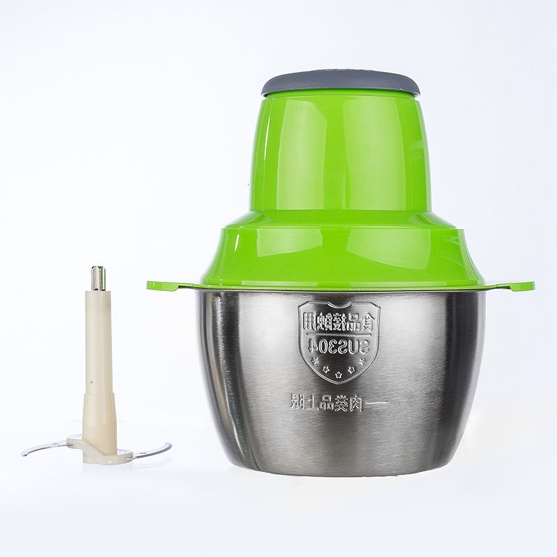 2升绞肉机家用电动小型多功能打肉料理搅拌机碎菜器绞馅辅食机钢杯yf301c1pp