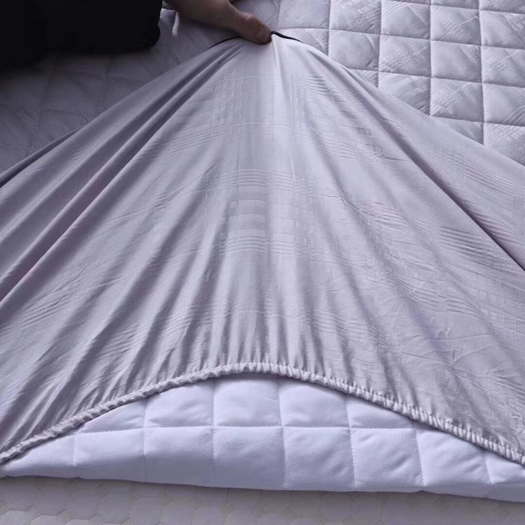 全棉水洗棉床笠单件纯棉加厚夹棉床罩床套防滑固定床垫保护套详情图9
