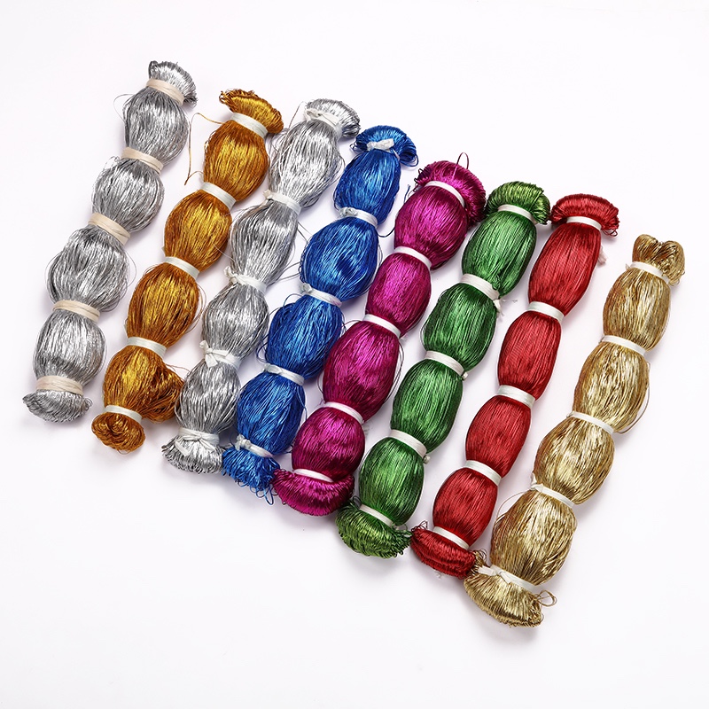 Manufacturers Direct Sales 12 Strands Hollow Core Gold Wire Multiple Colors