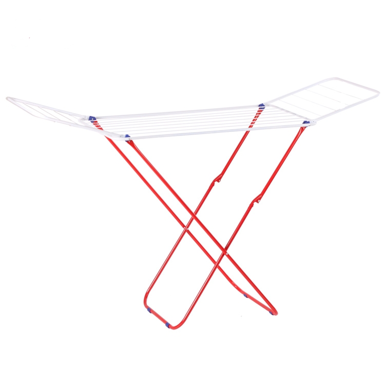 Factory direct drying rack H-type double rod stainless steel drying rack indoor floor telescopic drying rack clothes rack Specification drawing