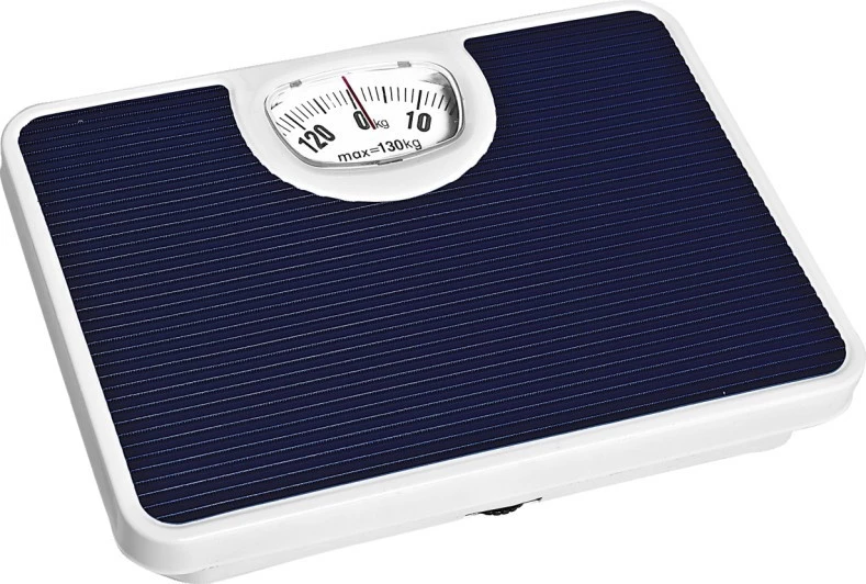 浙江厂家专业生产企鹅机械秤精准体重健康秤家用防滑秤皮革面料白底实物图