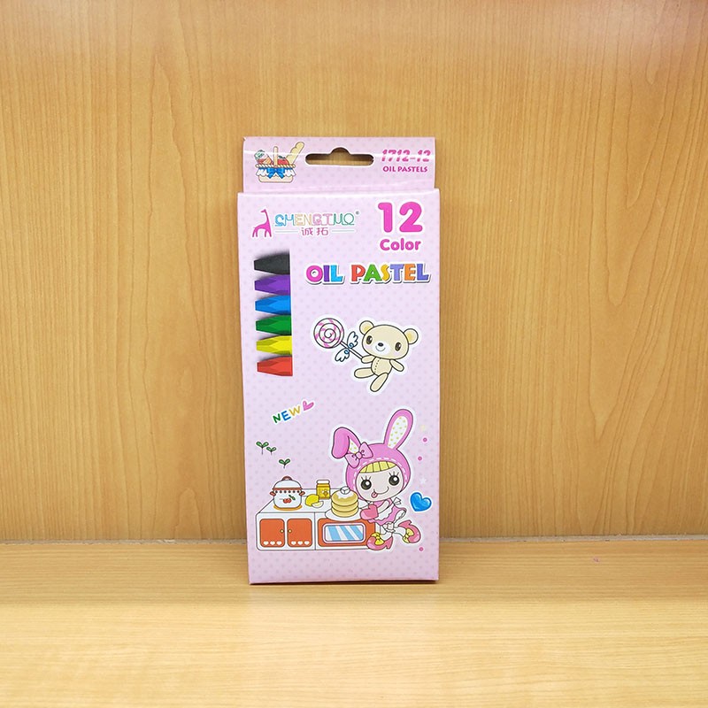 Factory direct sales of 12-color oil pastels, hexagonal children's drawing crayons, smooth and washable brushes, custom-made and available for wholesale detail image 8