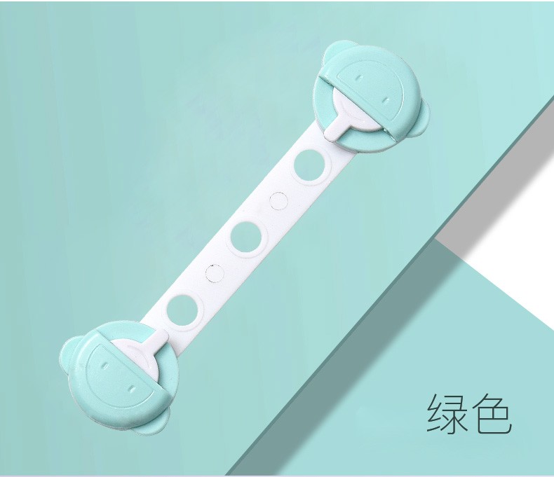 儿童防护安全锁宝宝防夹手抽屉锁 冰箱防开启保护锁卡通防护锁详情8