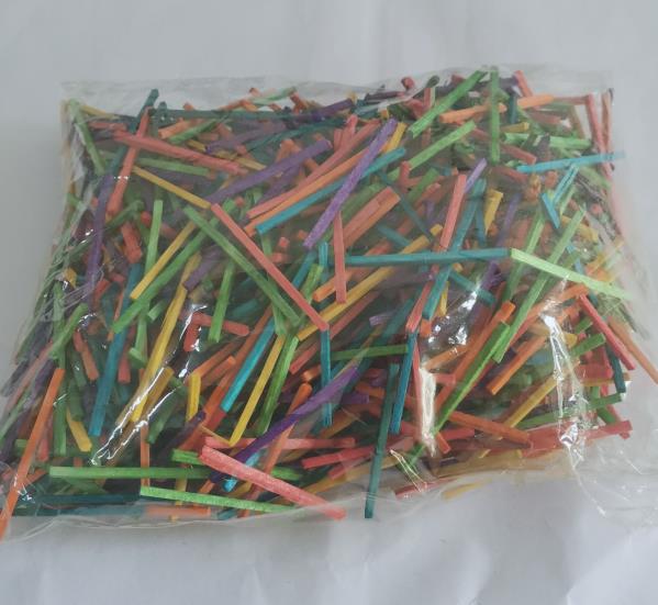 DlY手工制作彩色火柴梗火棒1000根/包产品图