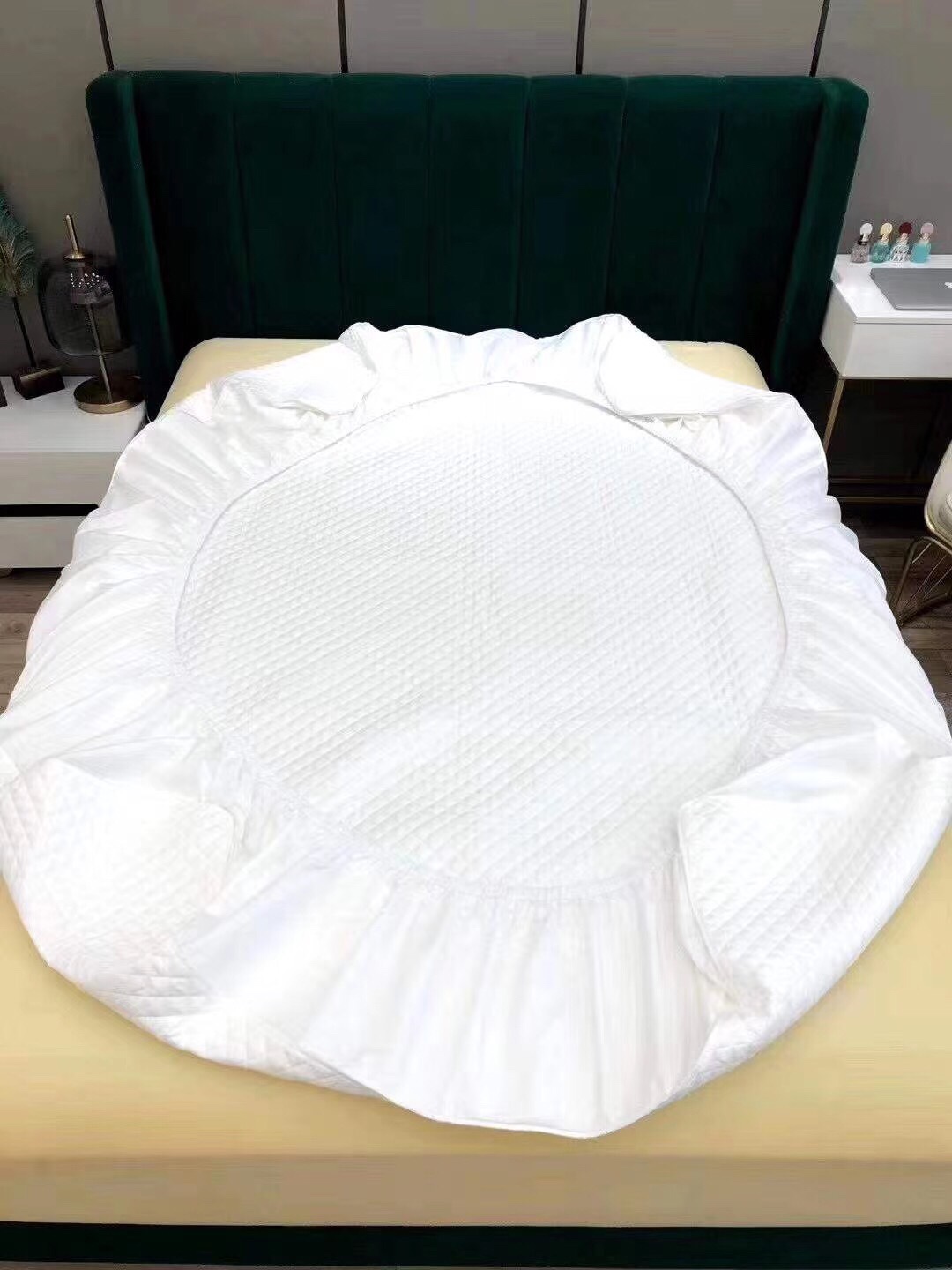 床罩、床笠、床裙实物图