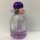 30ml带花朵玻璃香水瓶紫色雅致清新香水分装瓶图