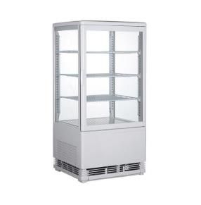 68L四面玻璃冷藏展示柜冷暖柜冷藏加热保温柜冷热两用