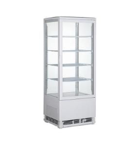 98L four-sided glass refrigerated display cabinet Cold and warm cabinet Cold and hot cabinet dual use full figure