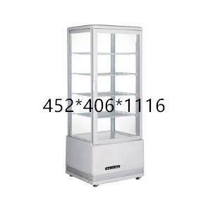 Four-sided glass refrigerated display cabinet Cold and warm cabinet Cold and heating insulation cabinet Cold and hot 98L details Picture
