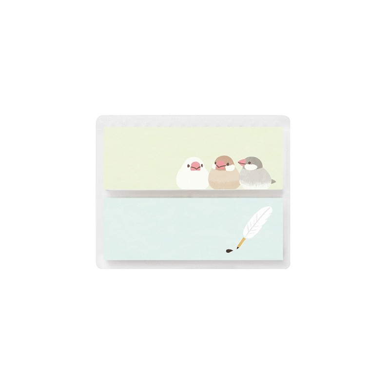 KOKUYO/ Guoyu WSG-MEKS01-27 CAMPUS Yijiang Sticky Note Replacement Core Stationery Bird detail image 2