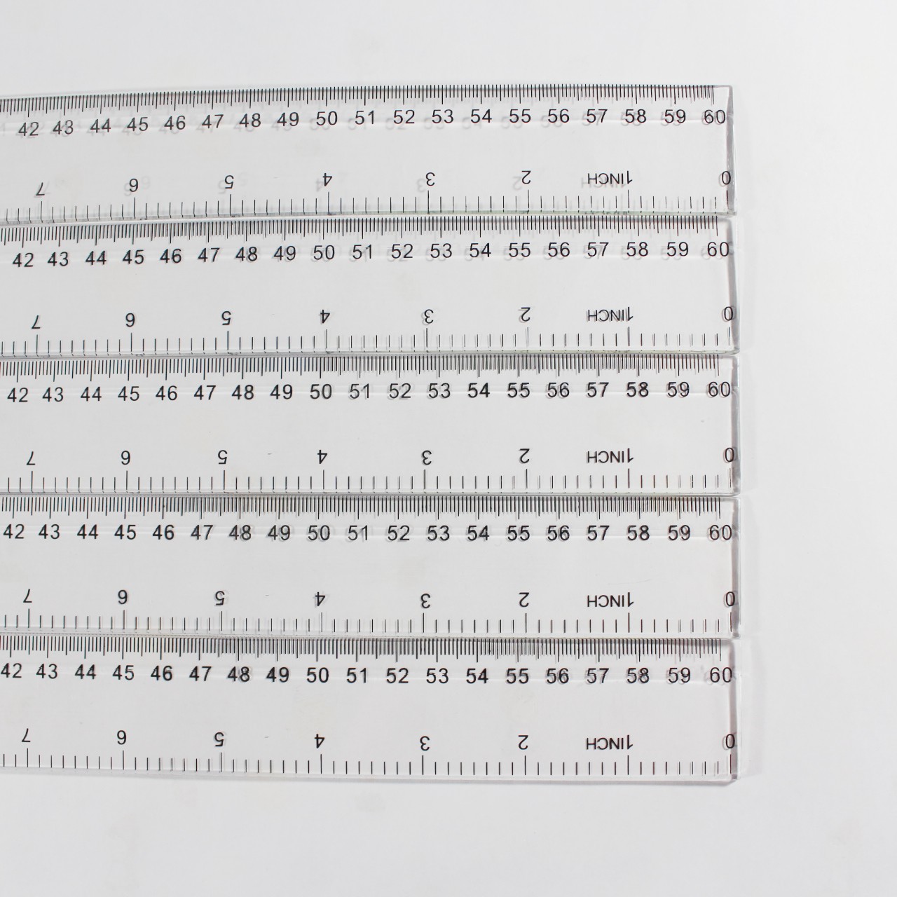 60-centimeter transparent straight ruler factory direct sales office supplies long straight rulers plastic rulers can be customized in specifications for export detail image 5
