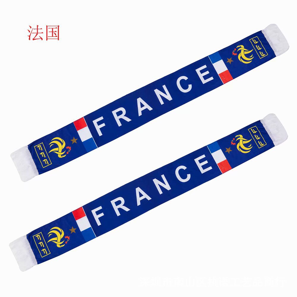 针织球迷围巾16*140CM。可来样定做产品图