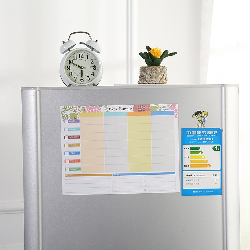 冰箱贴月周计划表干擦日历冰箱贴可擦写留言磁性冰箱贴详情图5
