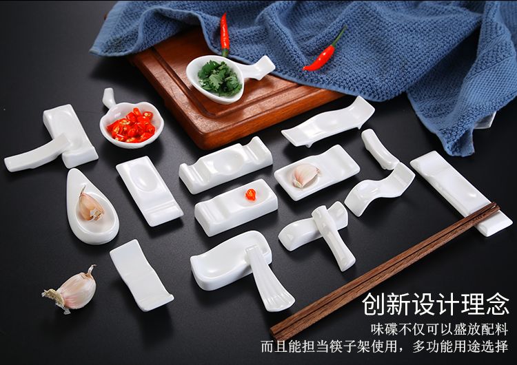 Ceramic bridge chopsticks holder