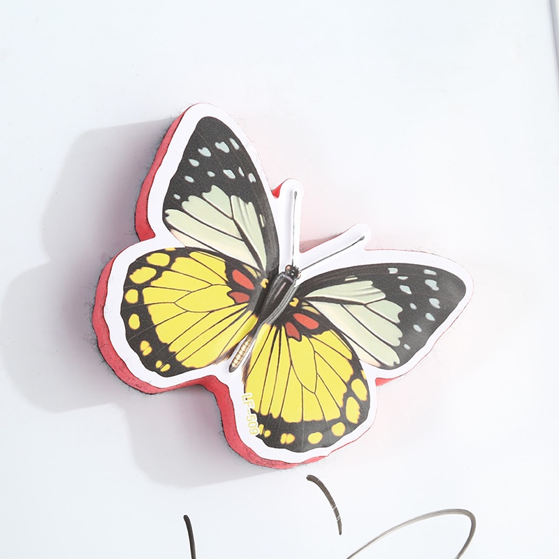 厂家直销磁性白板擦创意可爱蝴蝶办公学习用品卡通板擦详情图2