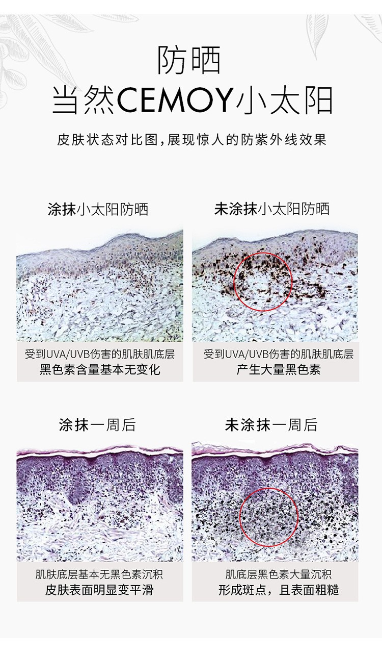 澳洲cemoy小太阳防晒霜50g详情图9