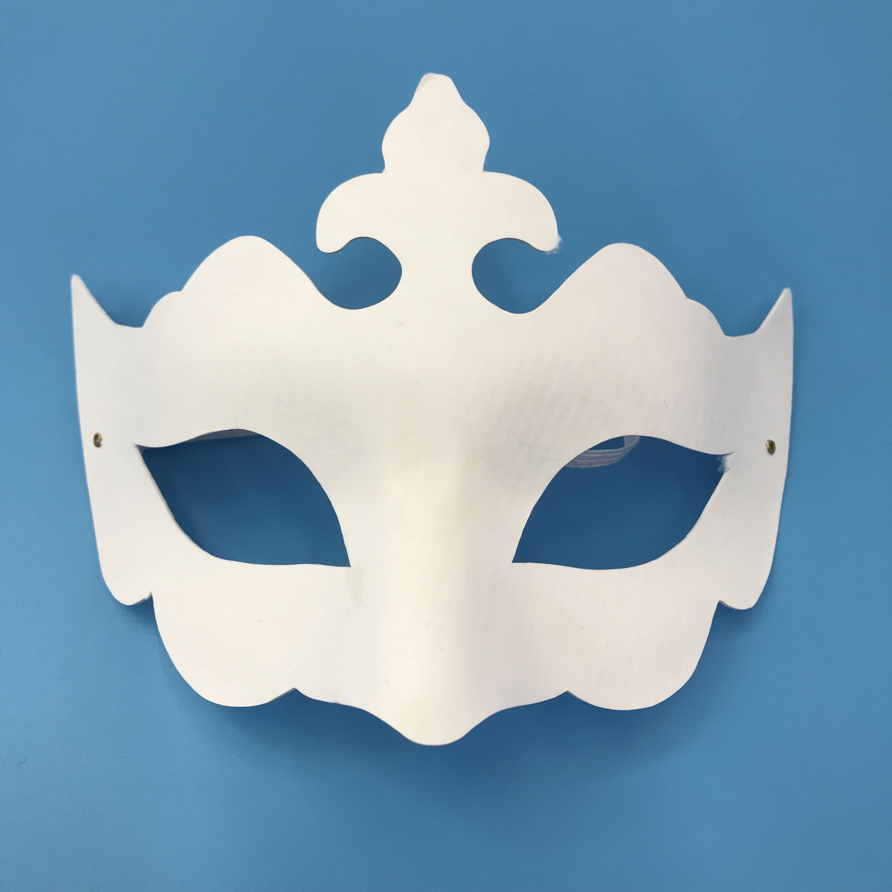 环保纸浆面具—一次性DIY面具新皇冠面具儿童绘画玩具