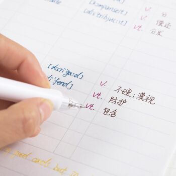 KOKUYO Guoyu WCN-CNB33301 Vocabulary Textbook Campus Study Book A5/30 page white Application Scenario