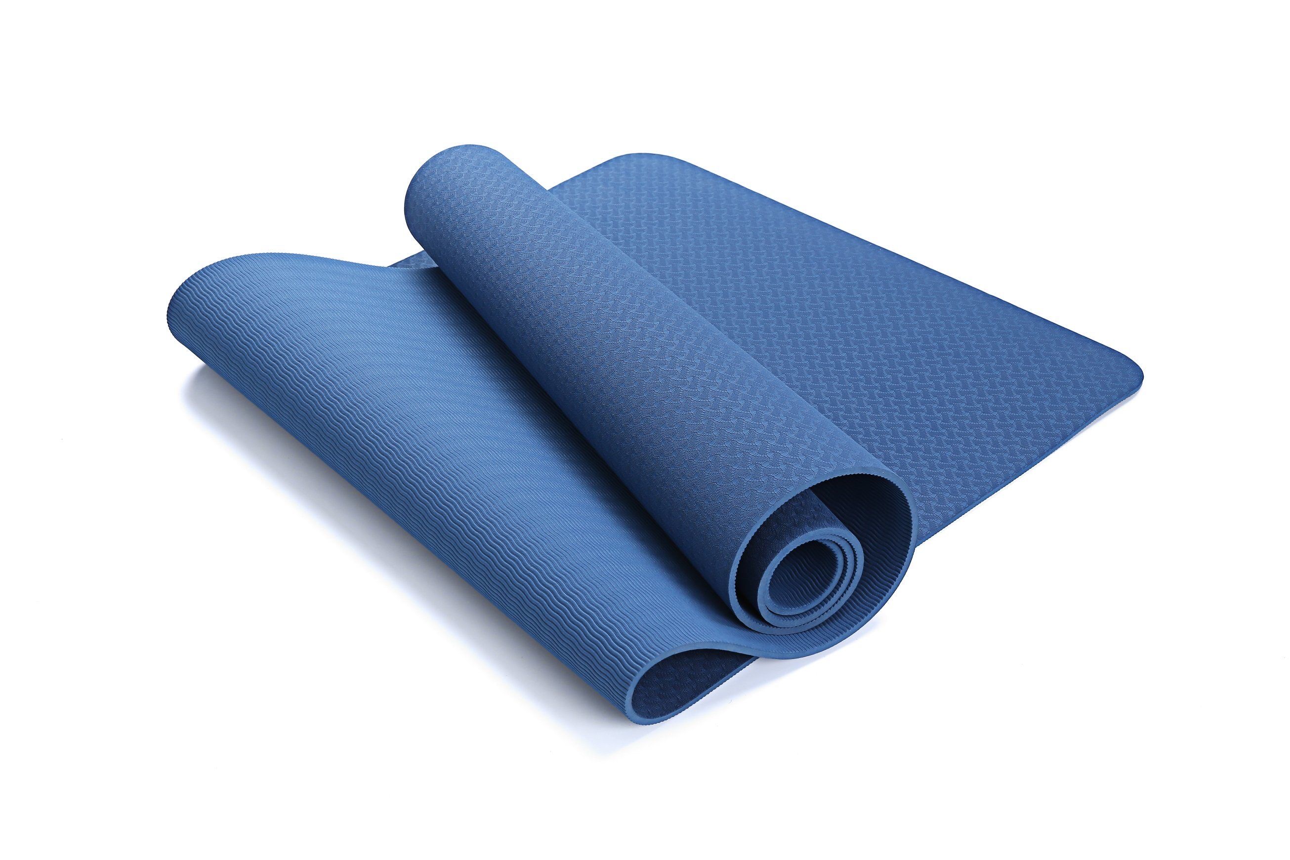 TPE舞蹈拉伸加厚防滑瑜伽垫，加长加宽男女士健身垫加厚防滑运动垫详情8