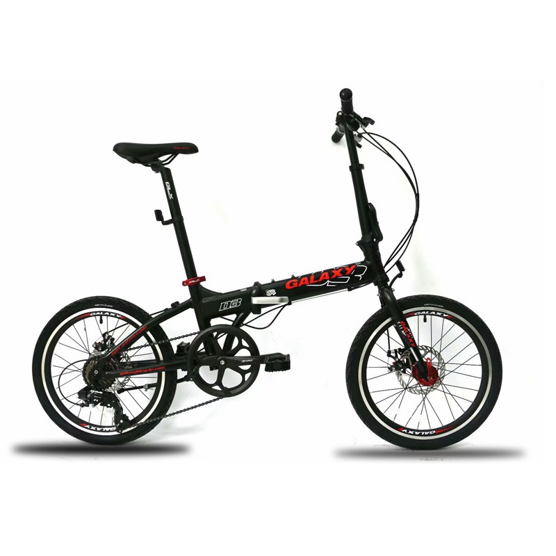 GALAXY Glais D3 aluminum alloy foldable bicycle with gear shifting disc brake, a casual and portable adult bicycle for both men and women Application Scenario