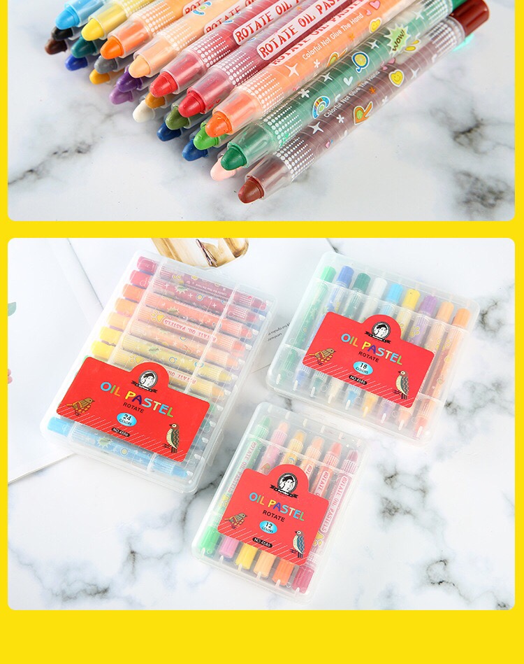 Lafite Rotating Oil pastels in 12 colors detail image 5